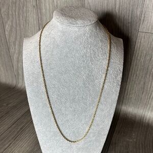 Kay Jewelers vintage 90s 14K gold small link chain